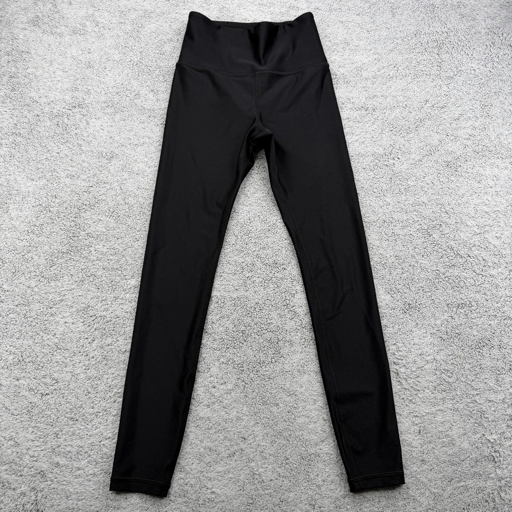 Athleta Elation Shine Tight Womens XS Black High Rise Leggings Yoga Workout Pant